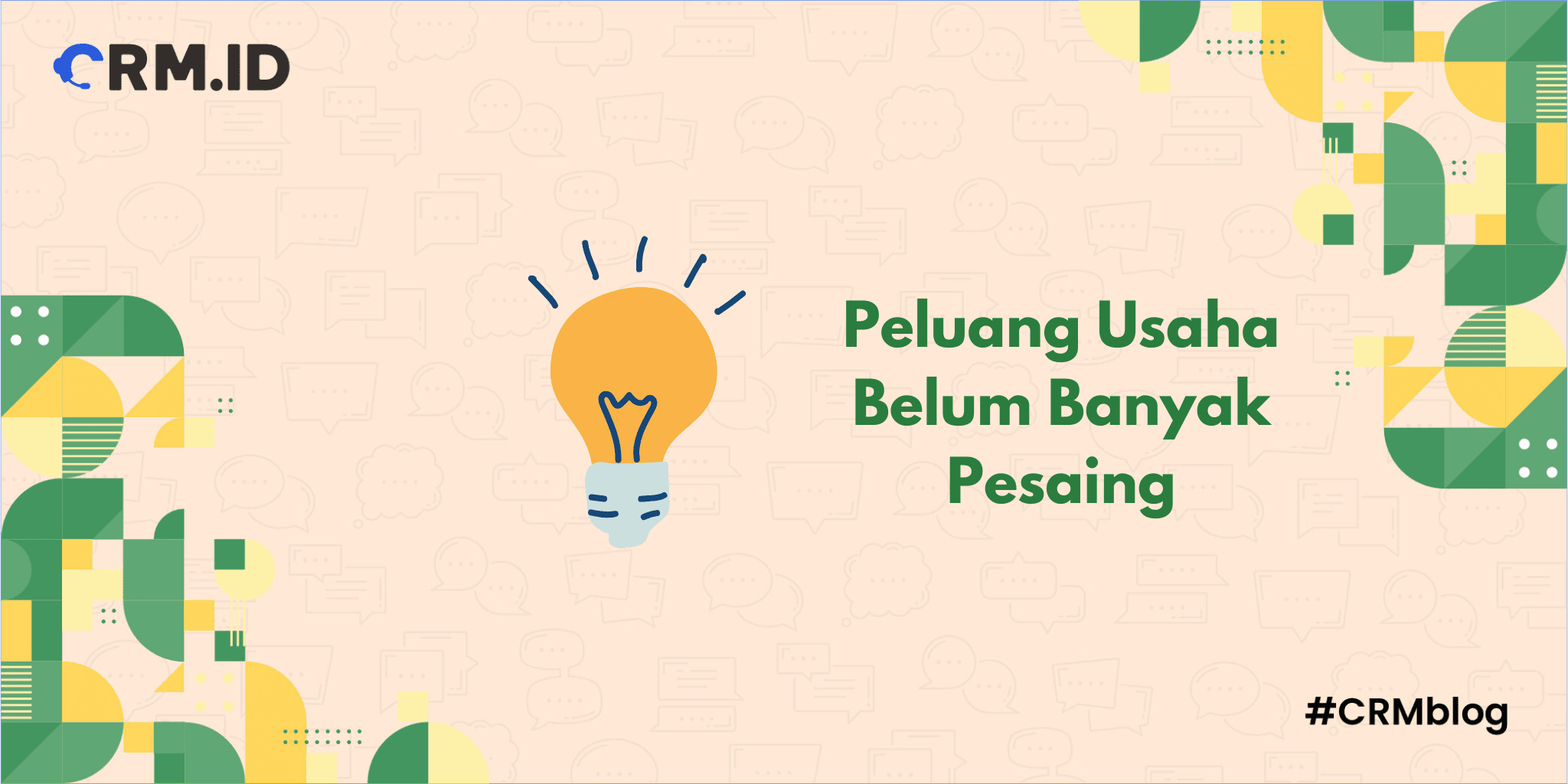 peluang usaha belum banyak pesaing