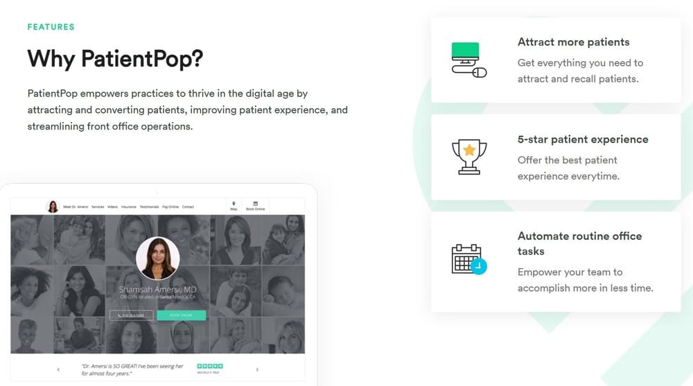 aplikasi crm klinik patientpop