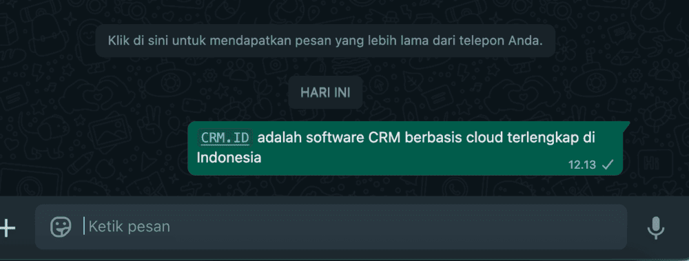 cara tulisan miring di wa