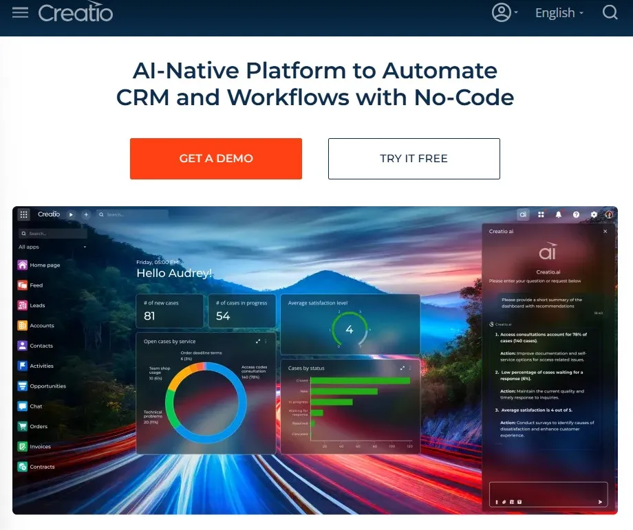 aplikasi crm indonesia creatio