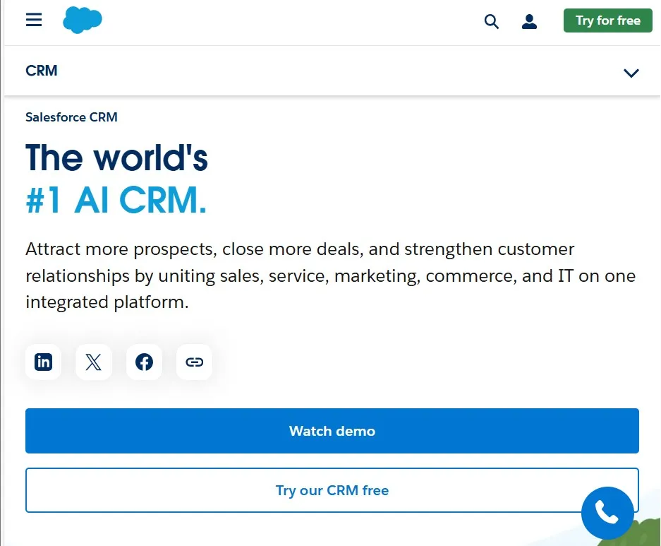 aplikasi crm terbaik salesforce