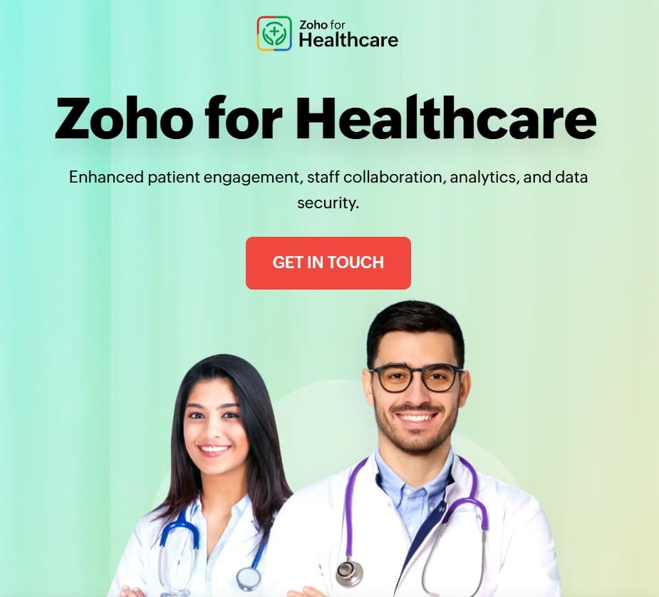 aplikasi crm zoho for healthcare