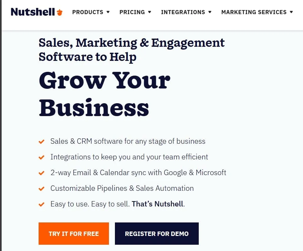 aplikasi crm manufaktur nutshell