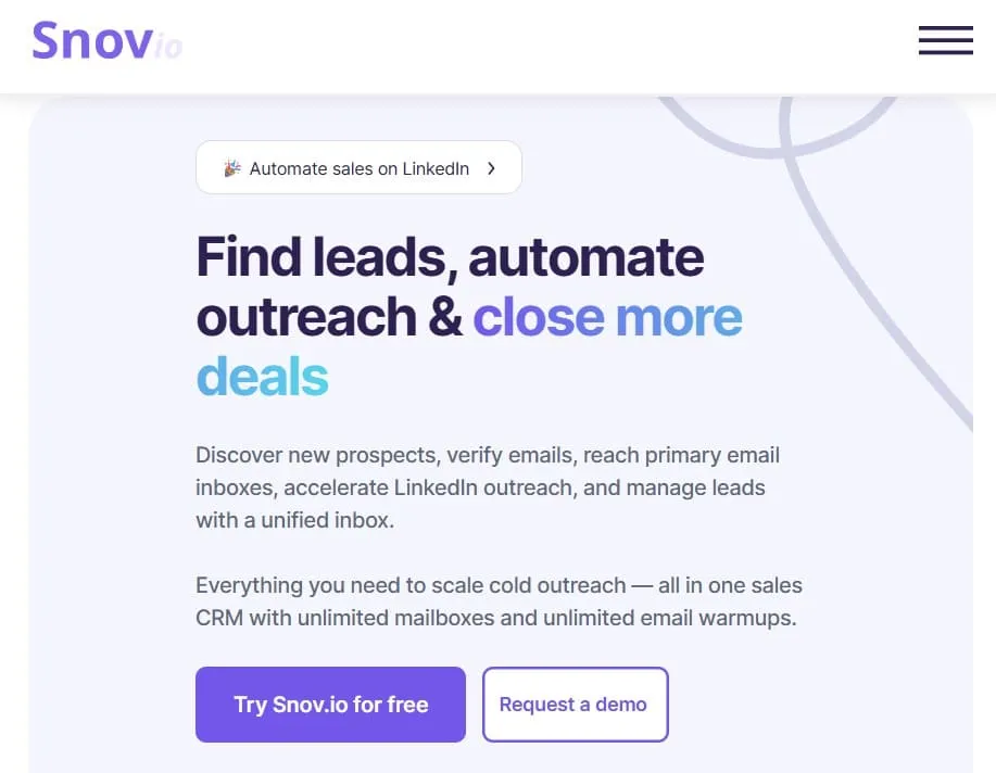 rekomendasi tools crm snov io