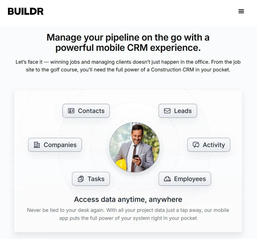 aplikasi crm bisnis konstruksi buildr