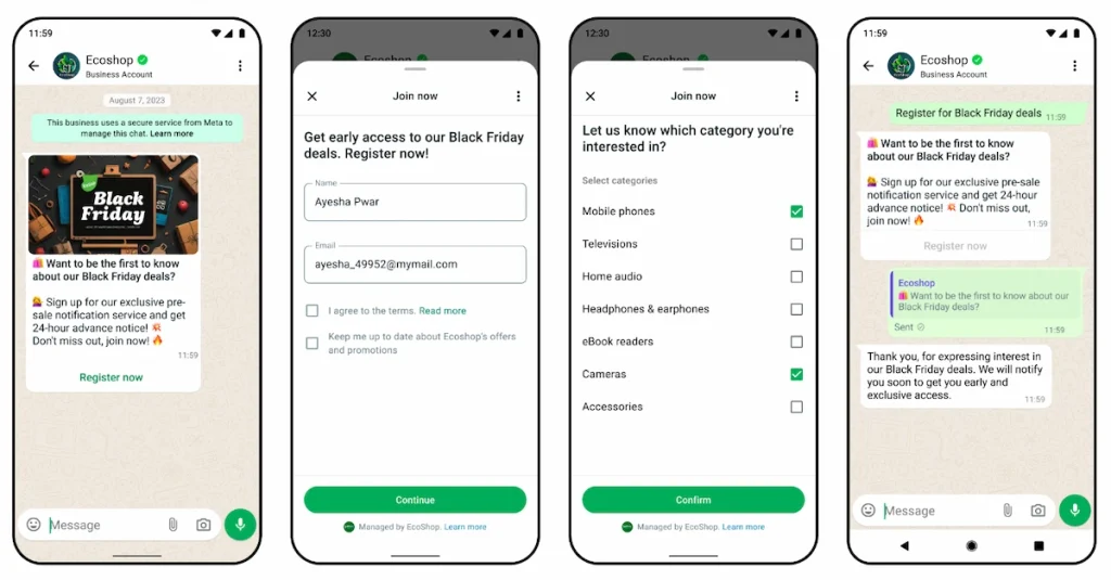 Peran WhatsApp Flows: Pengumpulan Niat Pembelian Lebih Berbasis Chat