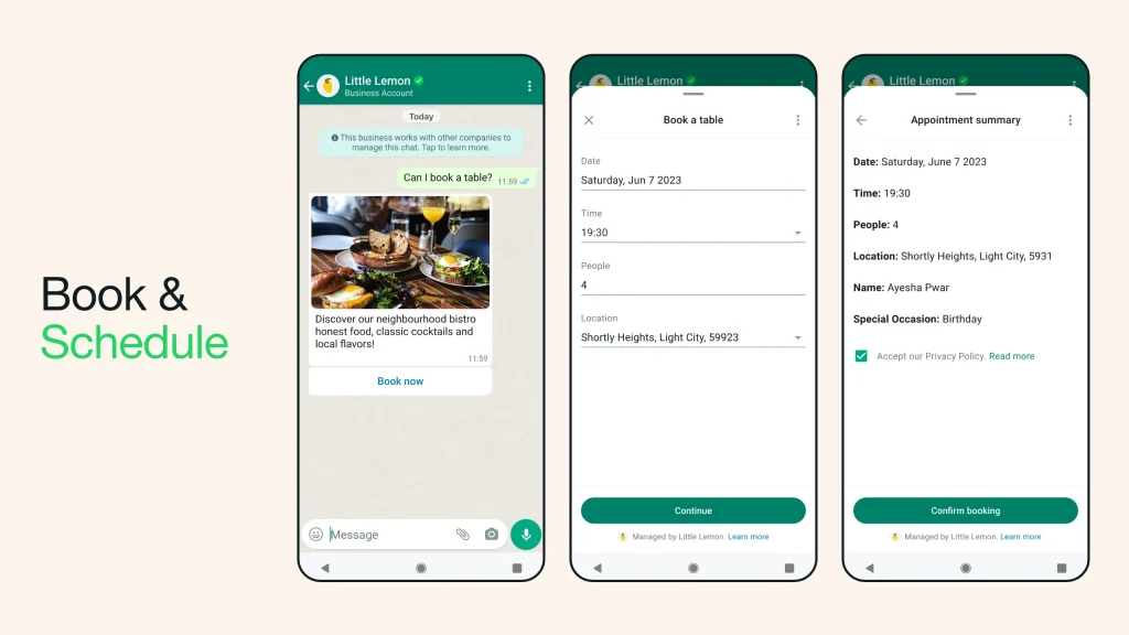 Peran WhatsApp Flows: Reservasi dan Penjadwalan