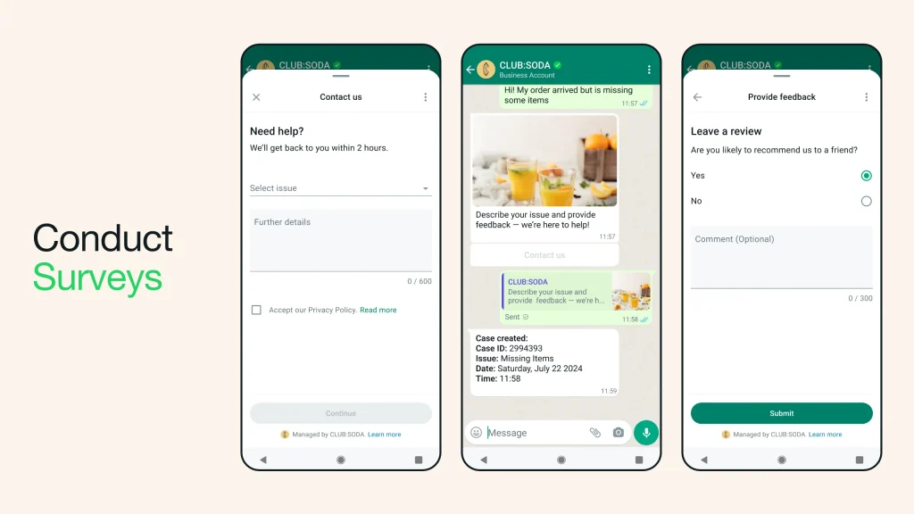 Peran WhatsApp Flows: Pengumpulan Feedback dan Survei