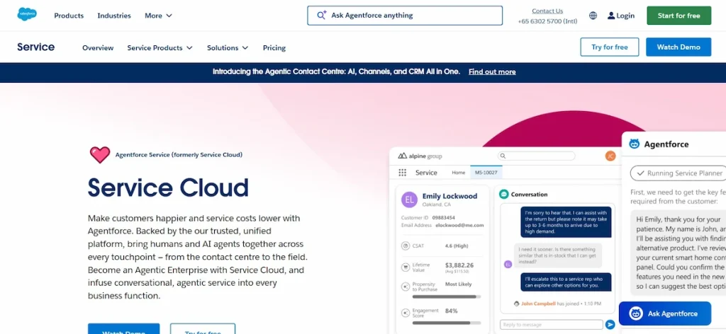 Salesforce Service Cloud