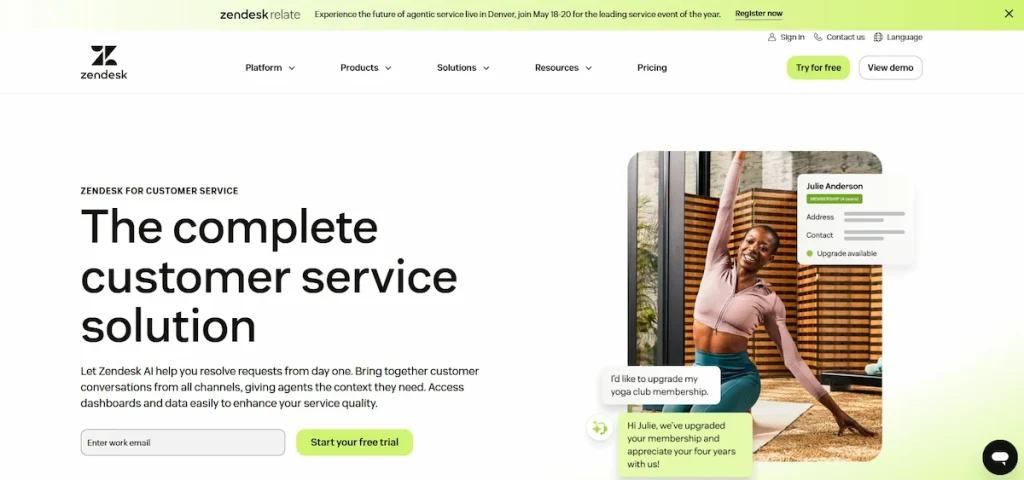 Aplikasi Customer Service - Zendesk for Customer Service