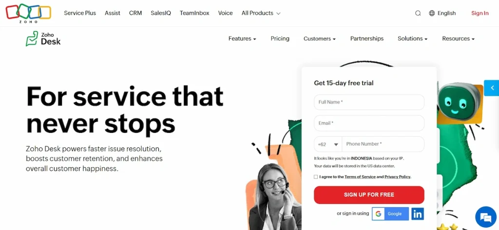 Zoho Desk