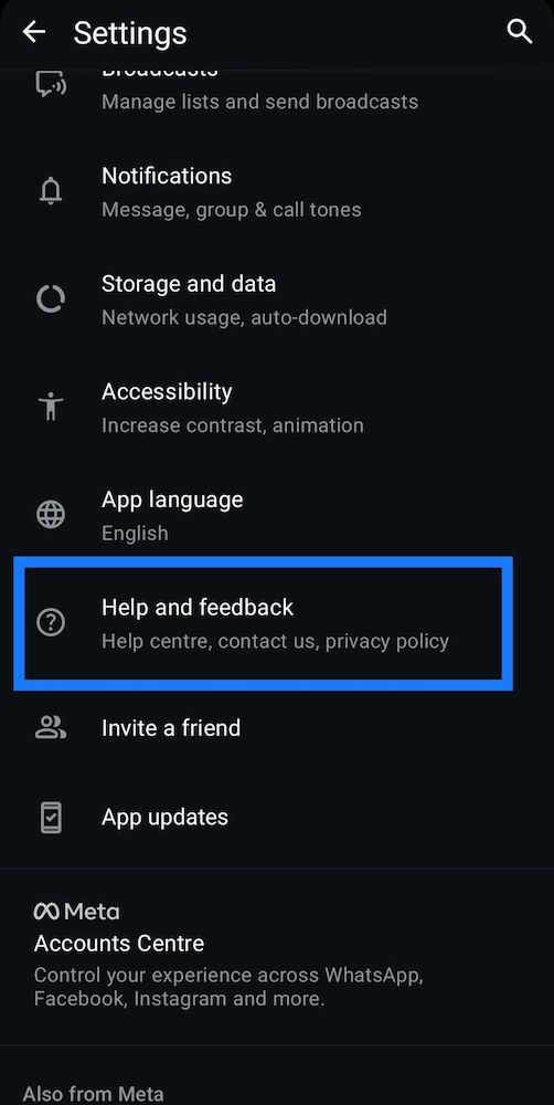 Bantuan dan Masukan atau Help and Feedback