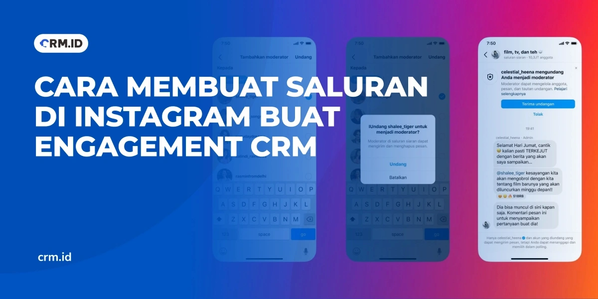 Cara Membuat Saluran di Instagram Buat Engagement CRM