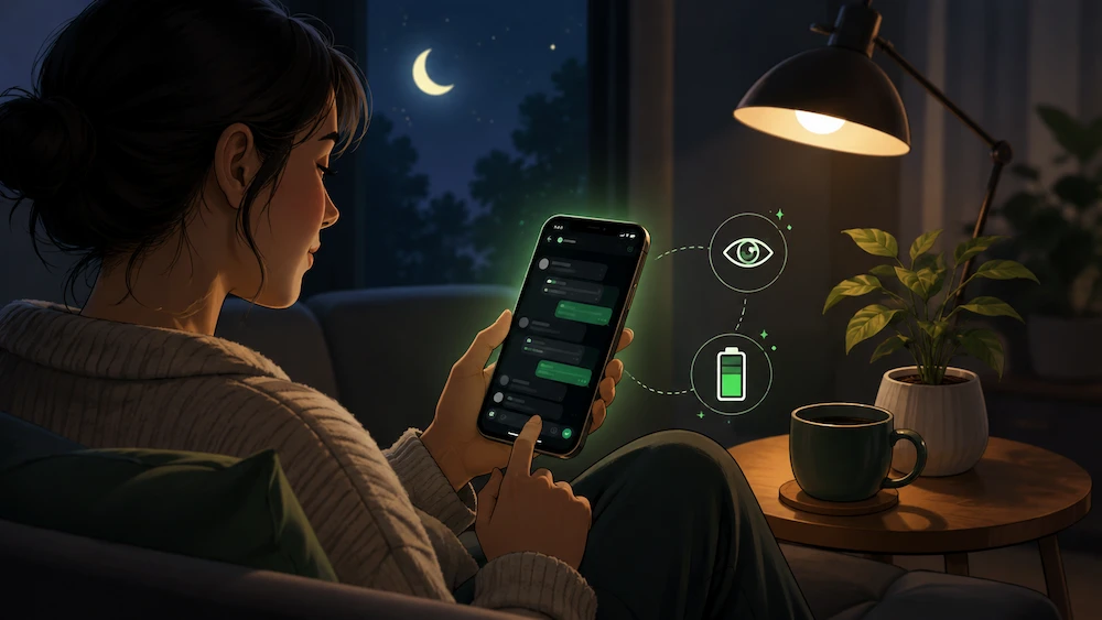 Apakah Mode Gelap WhatsApp Lebih Nyaman untuk Mata dan Hemat Baterai