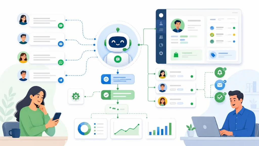 Bagaimana Cara Kerja Chatbot CRM