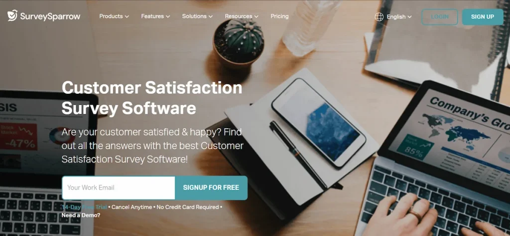 CSAT Software - SurveySparrow