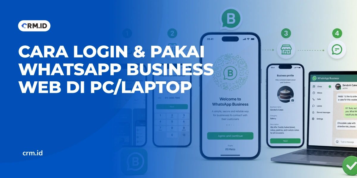 Cara Login & Pakai WhatsApp Business Web di PC atau laptop