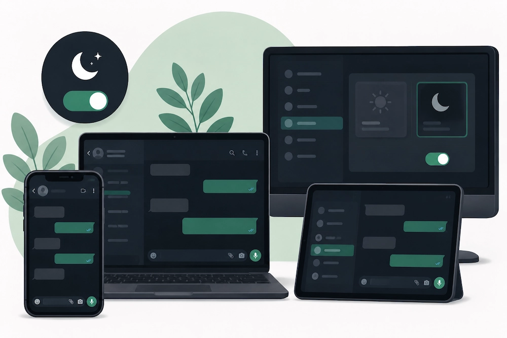 Cara Mengaktifkan Dark Mode WhatsApp di Berbagai Device