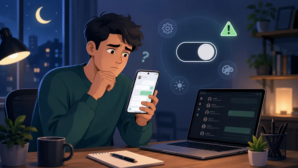 Kenapa Dark Mode WhatsApp Tidak Muncul atau Tidak Berfungsi