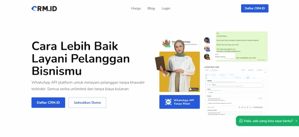 Aplikasi CRM WhatsApp (CRM.id)
