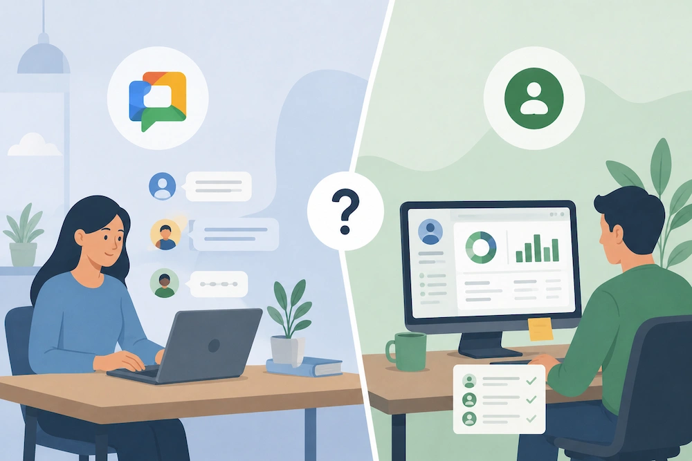 Apa Itu Google Chat dan Apa Bedanya dengan CRM