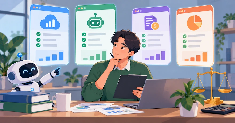 Perbandingan 5 Penyedia Aplikasi AI untuk Akuntansi