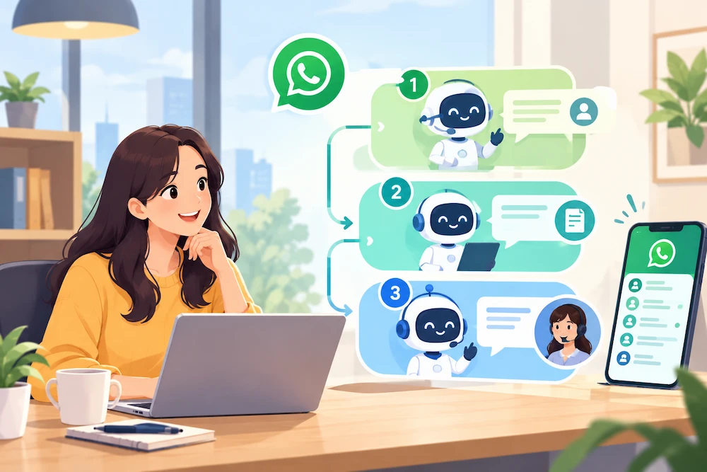 3 Tingkat Customer Service Automation di WhatsApp