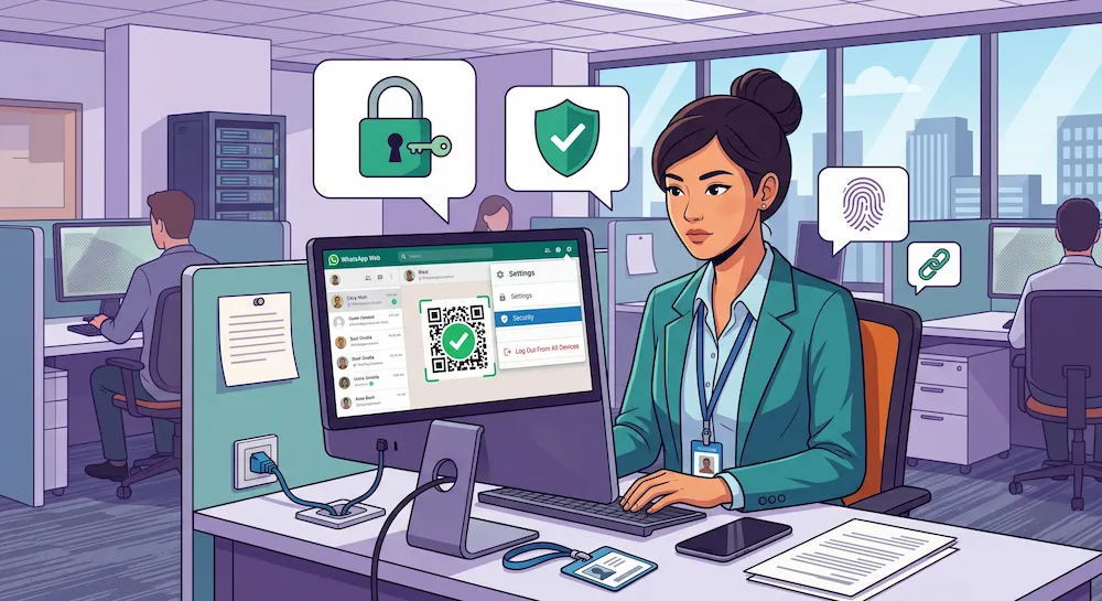 Tips Keamanan Pakai WhatsApp Web di Komputer Kantor atau Publik