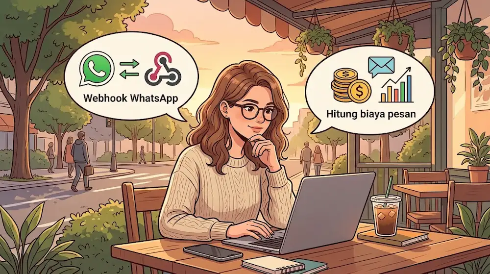 Bagaimana Menghubungkan Webhook WhatsApp dengan Biaya Pesan