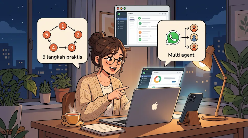 Cara Membuat WhatsApp Multi Agent dengan 5 Langkah Praktis