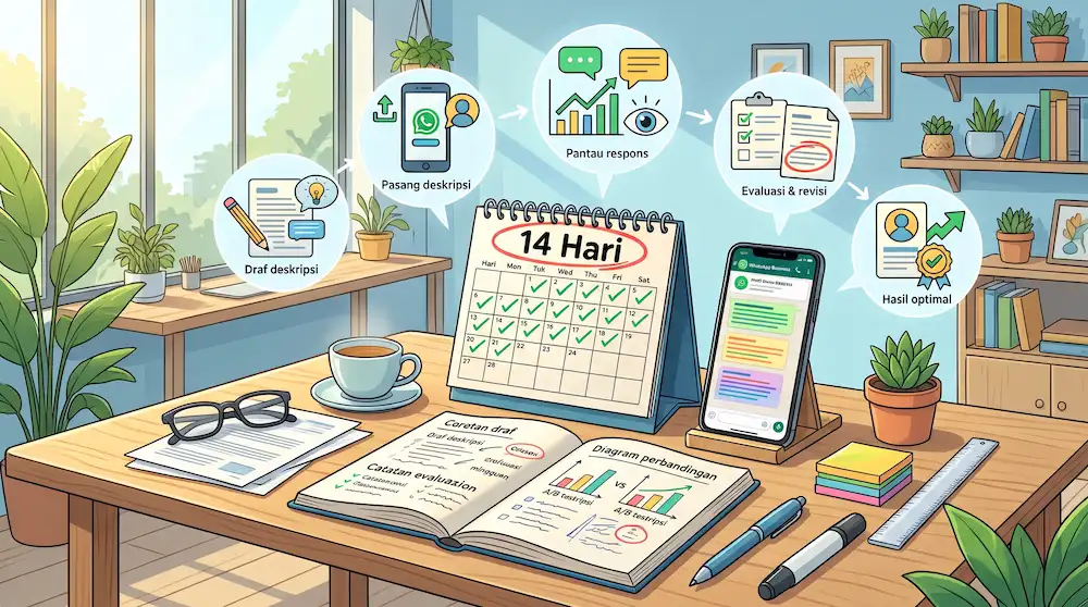 Cara Menguji Pembuatan Deskripsi Info Bisnis Selama 14 Hari