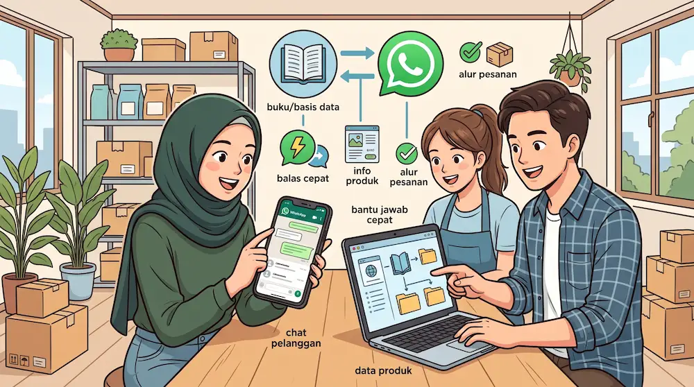 Contoh Knowledge Base untuk Bisnis yang Berjualan Lewat WhatsApp