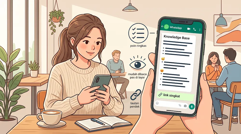 Format yang Pas di Screen WhatsApp