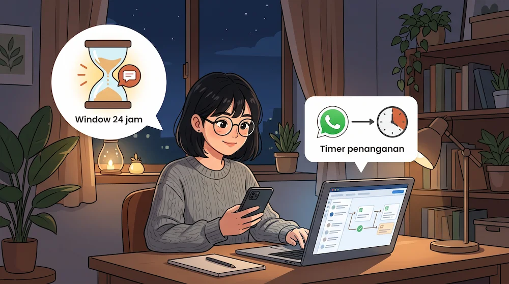 Jadikan Window 24 Jam WhatsApp sebagai Timer Penanganan
