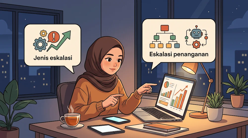 Jenis Eskalasi Penanganan (Fungsional, Hierarkis, Prioritas, Otomatis, dan Eksternal)