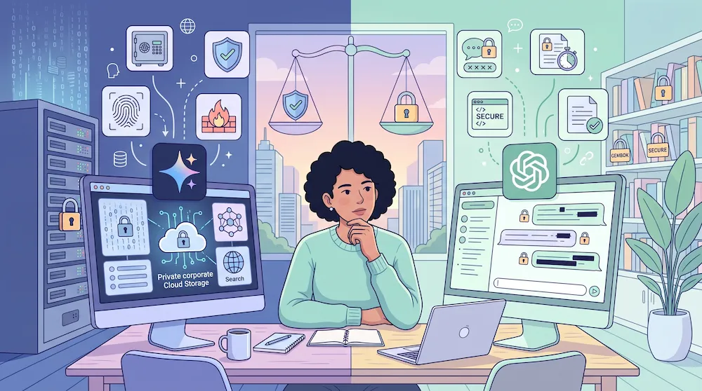 Privasi Gemini AI dan ChatGPT untuk Data Perusahaan