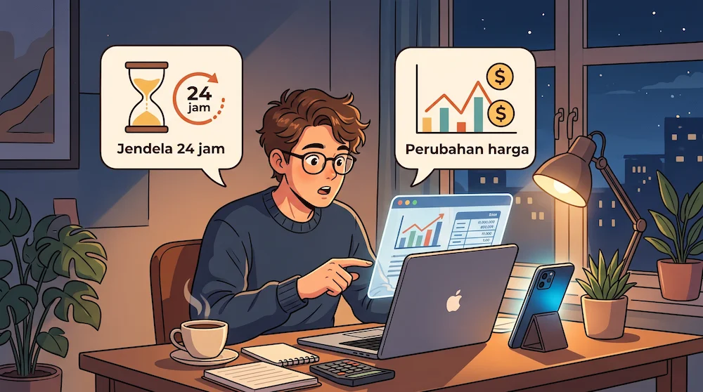 Rahasia 3 Jendela 24 Jam dan Perubahan Harga yang Mengubah Hitungan Anda