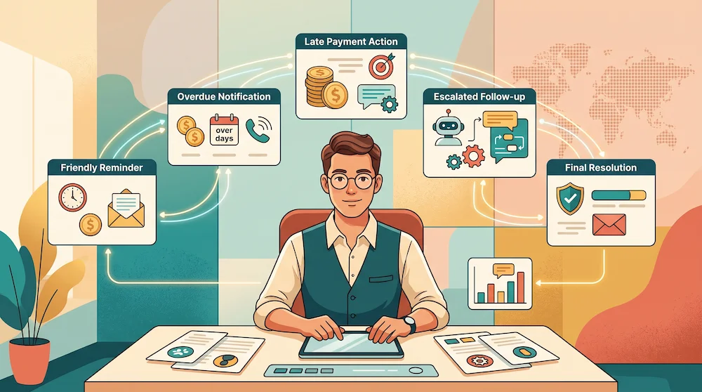 Template Chat Penagihan Berdasarkan Tahapan atau Workflownya